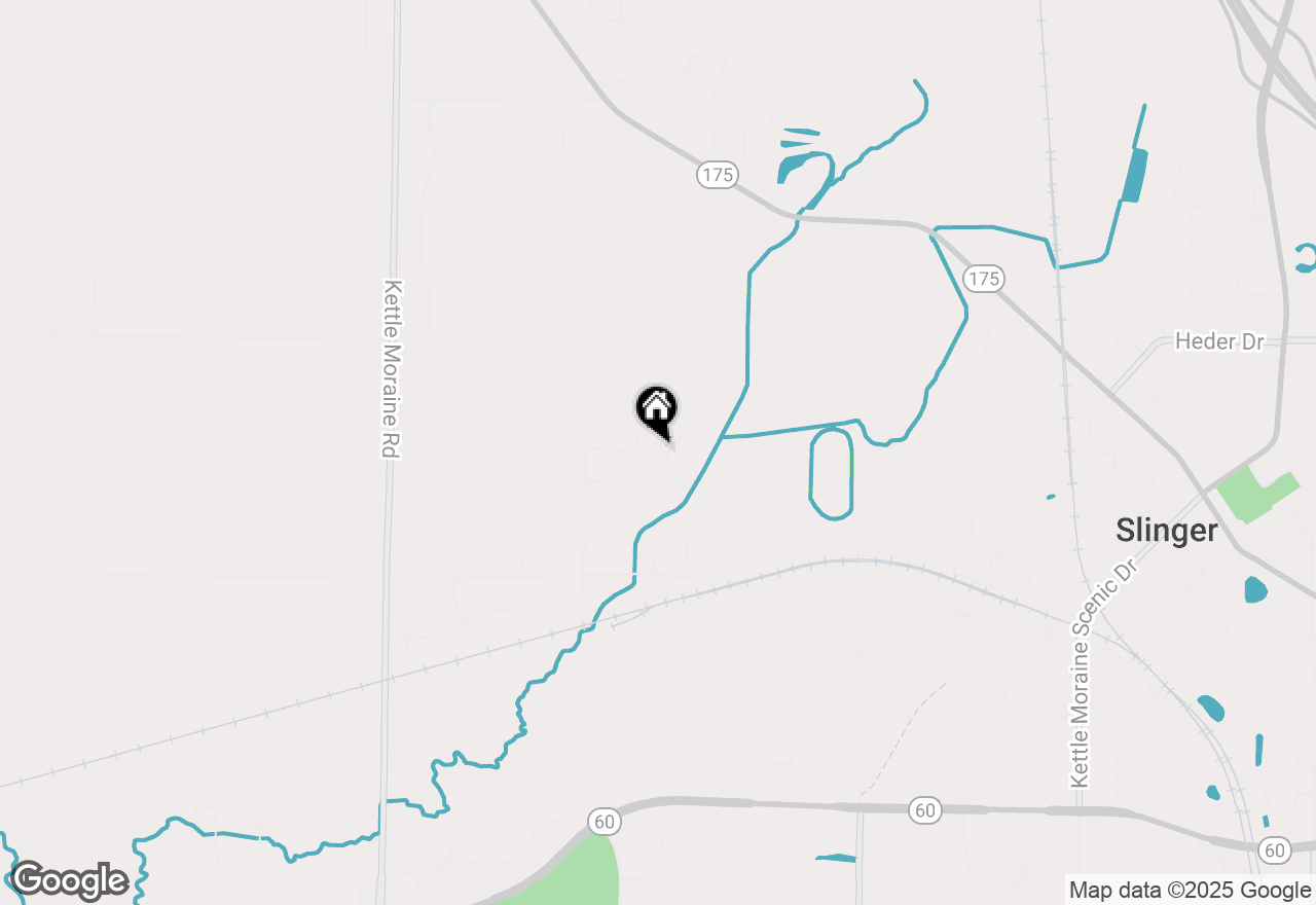 Map of 3987 Elaines Way, Slinger, WI 53086