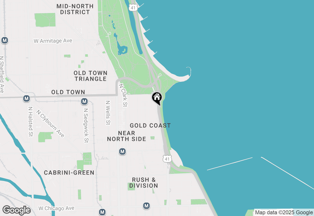 Map of 1500 N Lake Shore Drive #13B, Chicago, IL 60610