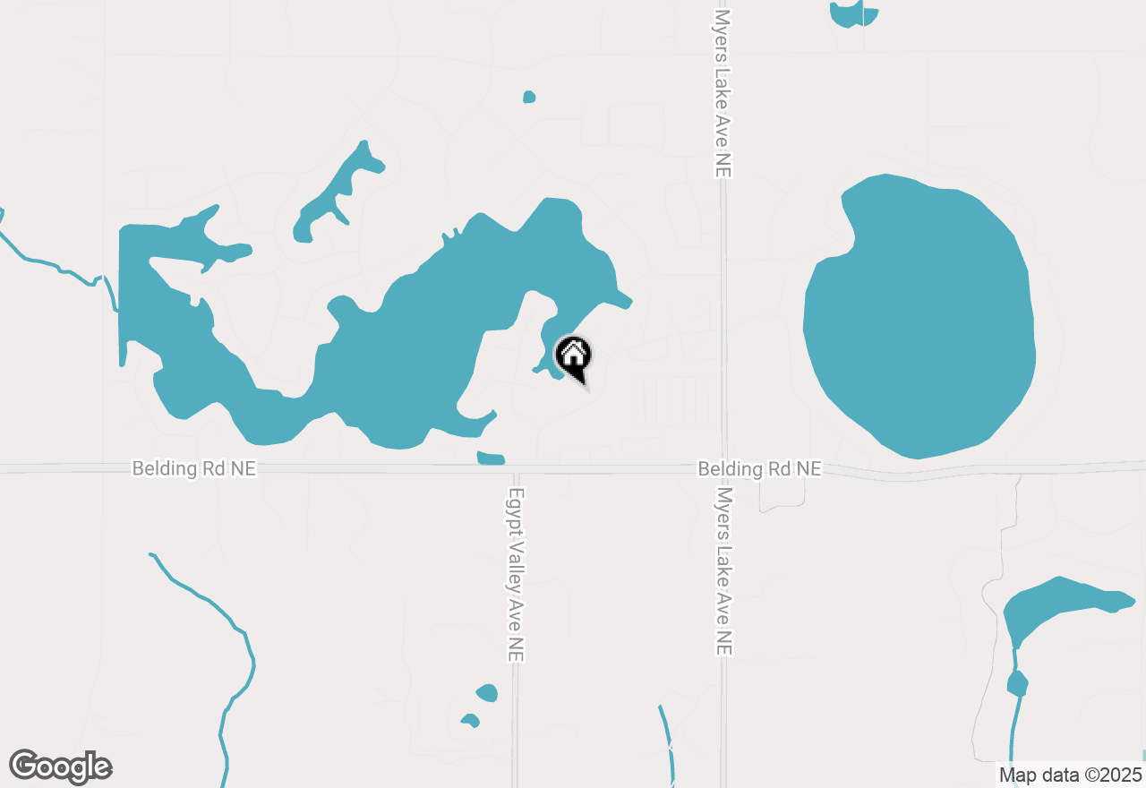 Map of 6505 Bella Vista Drive Ne, Rockford, MI 49341