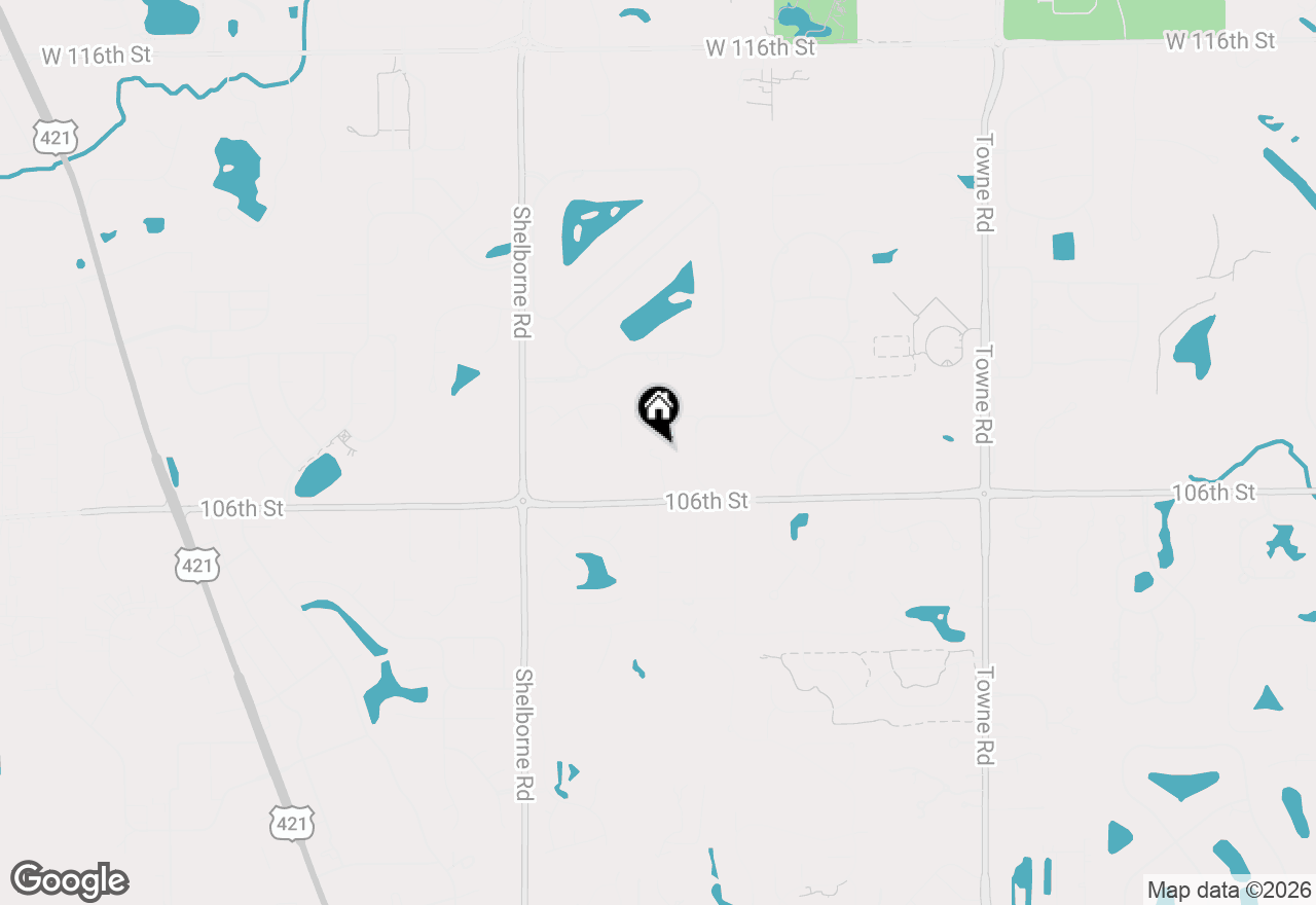 Map of 3300 W 106th Street, Carmel, IN 46032
