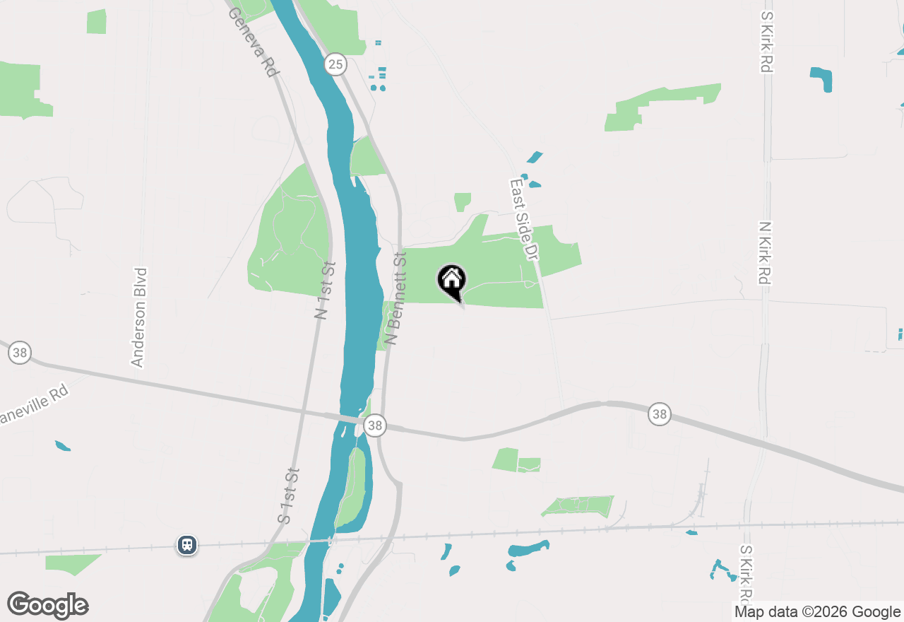 Map of 321 Woodward Avenue, Geneva, IL 60134