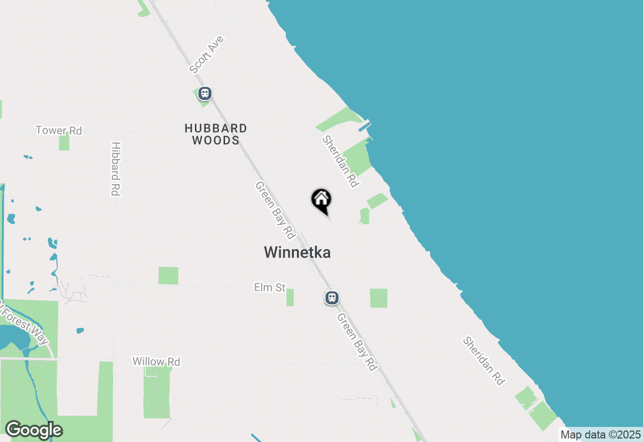 Map of 681 Lincoln Avenue, Winnetka, IL 60093