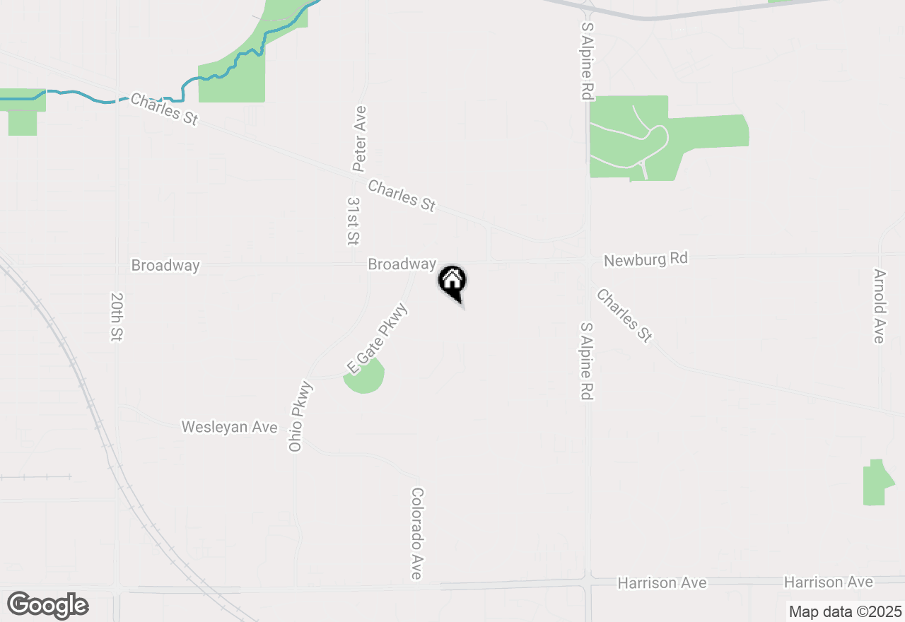 Map of 1707 Sexton Drive, Rockford, IL 61108