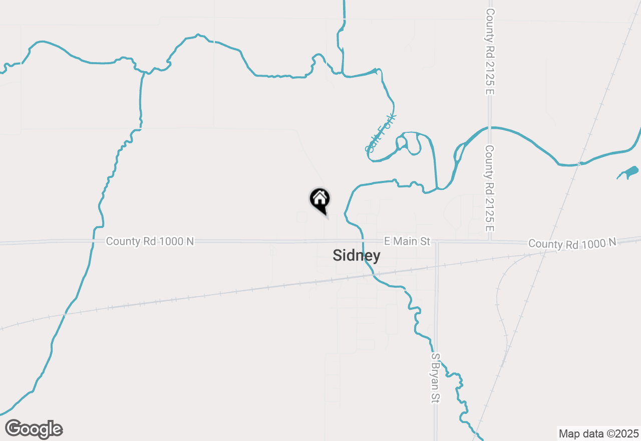 Map of 113 Witt Park Road, Sidney, IL 61877