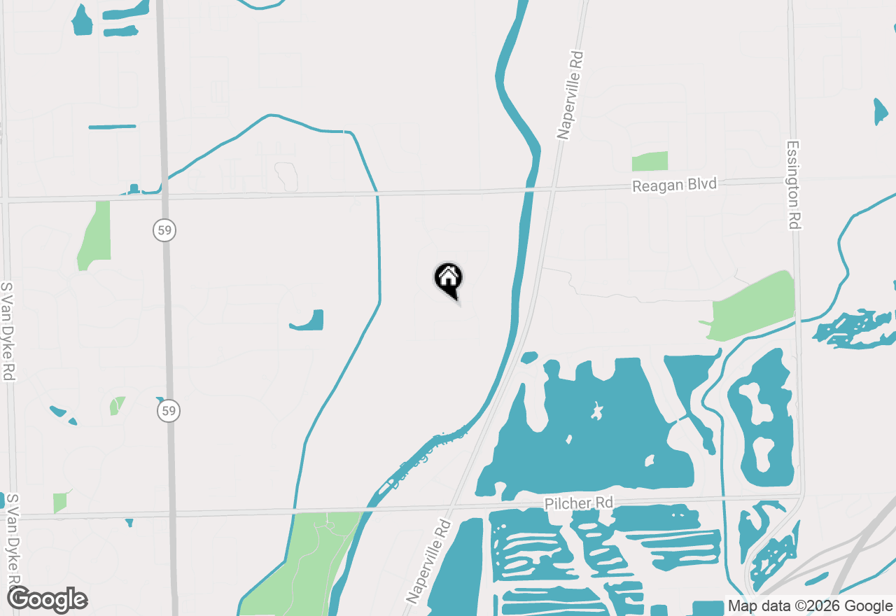 Map of 12940 S Platte Trail, Plainfield, IL 60585
