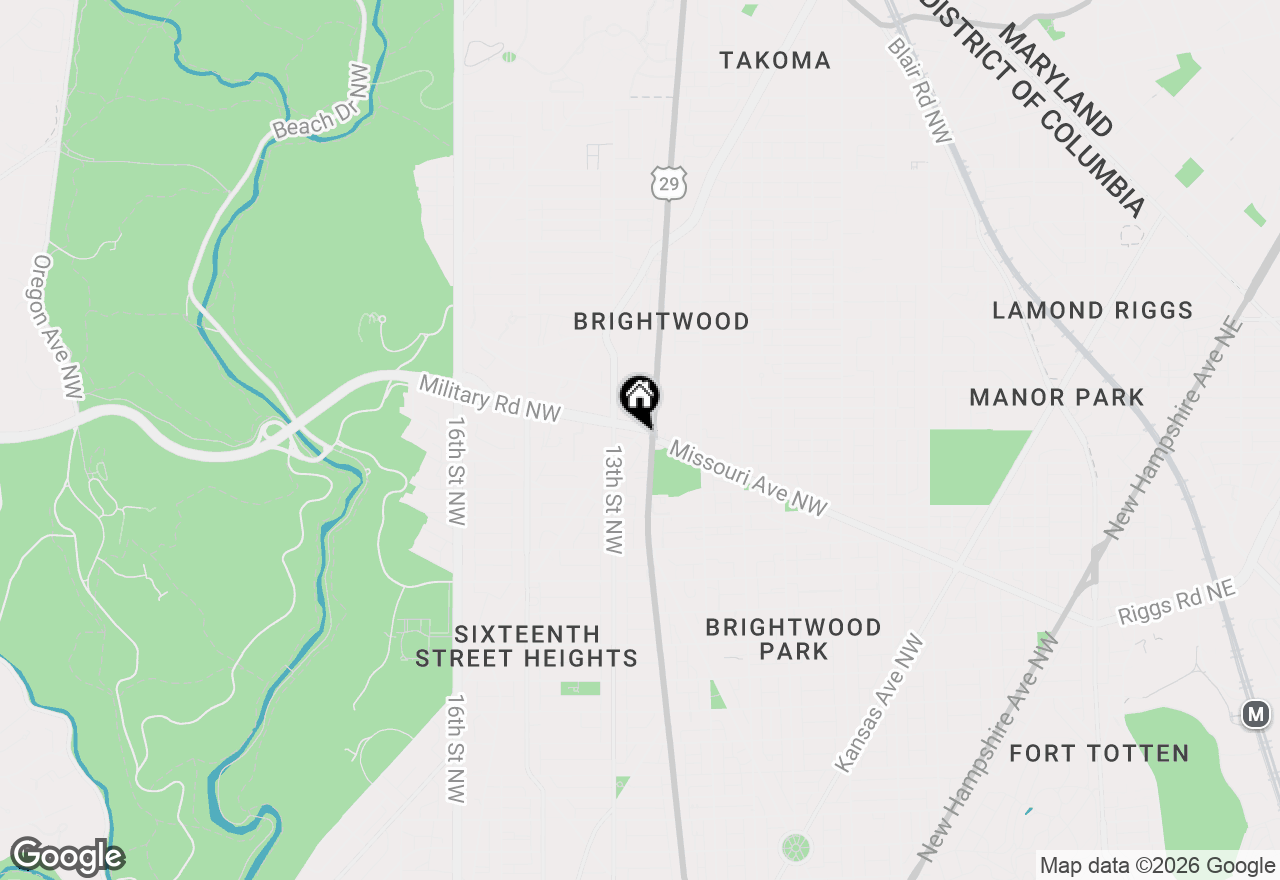 Map of 5885 Colorado Avenue Nw #401, Washington, DC 20011