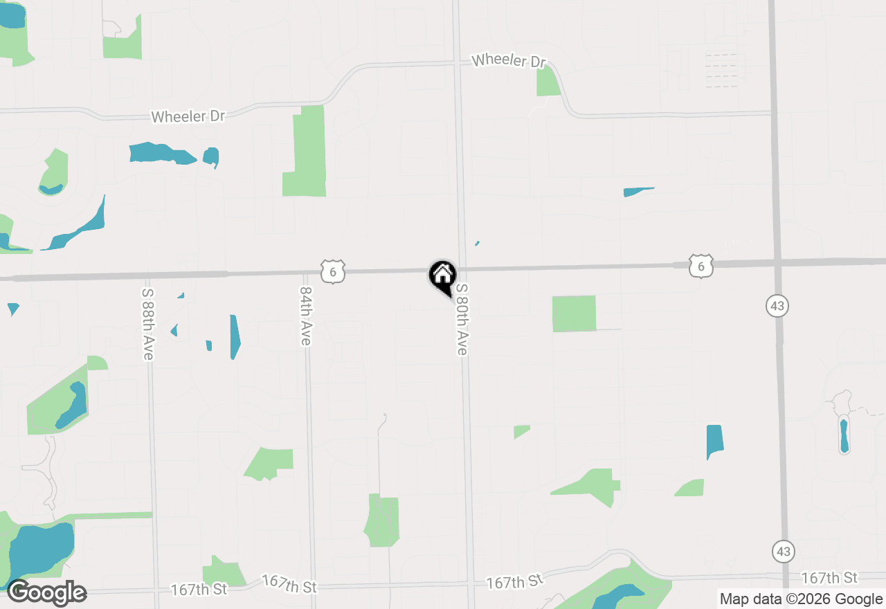 Map of 8026 160th Street #8026, Tinley Park, IL 60477