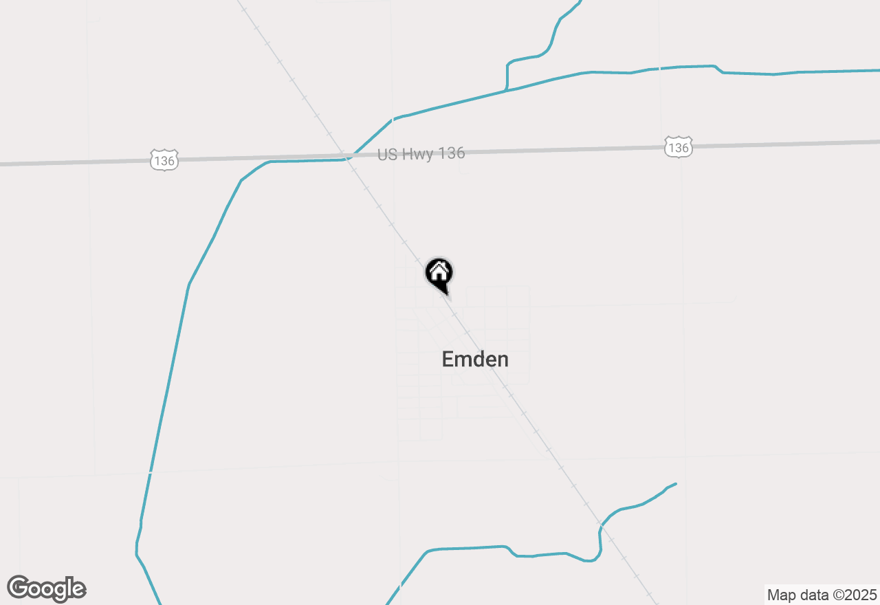 Map of 300 North Street, Emden, IL 62635