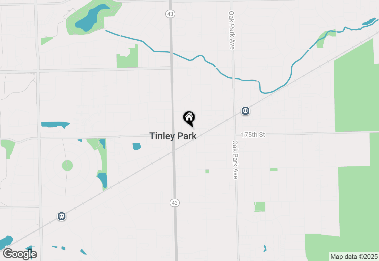 Map of 17436 71st Avenue, Tinley Park, IL 60477