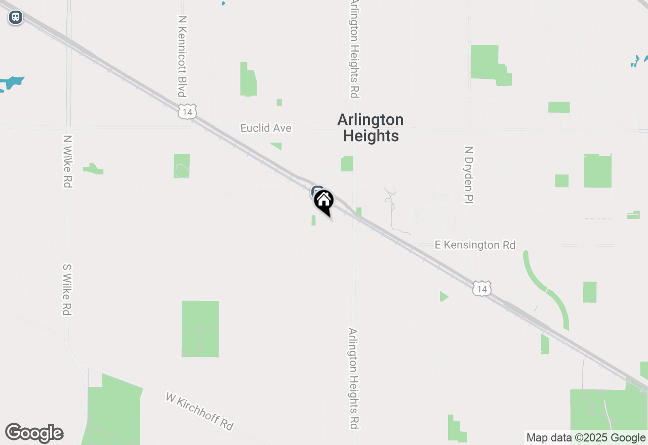 Map of 10 S Dunton Avenue #407, Arlington Heights, IL 60005