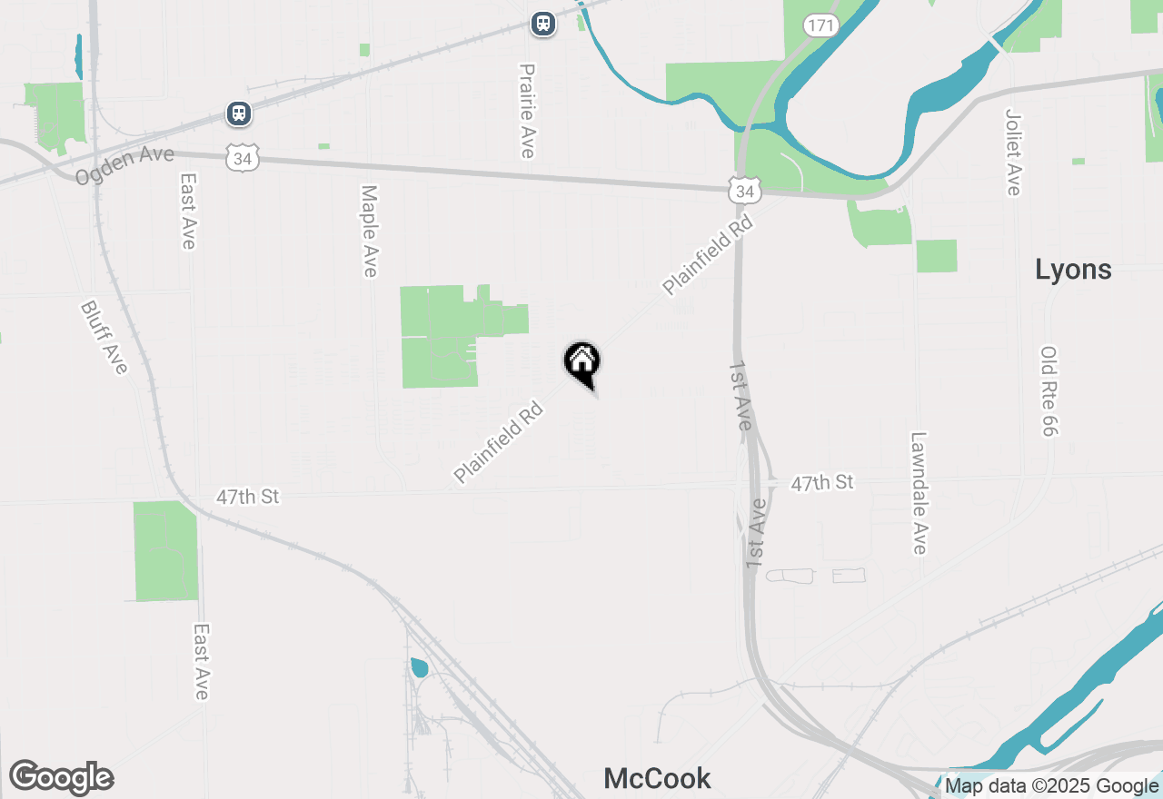 Map of 8812 45th Place #12, Brookfield, IL 60513