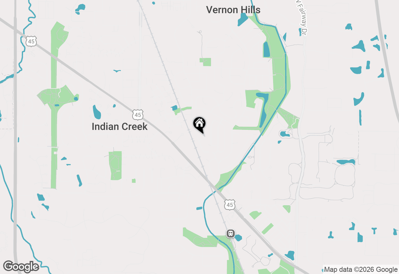 Map of 37 Monterey Drive, Vernon Hills, IL 60061