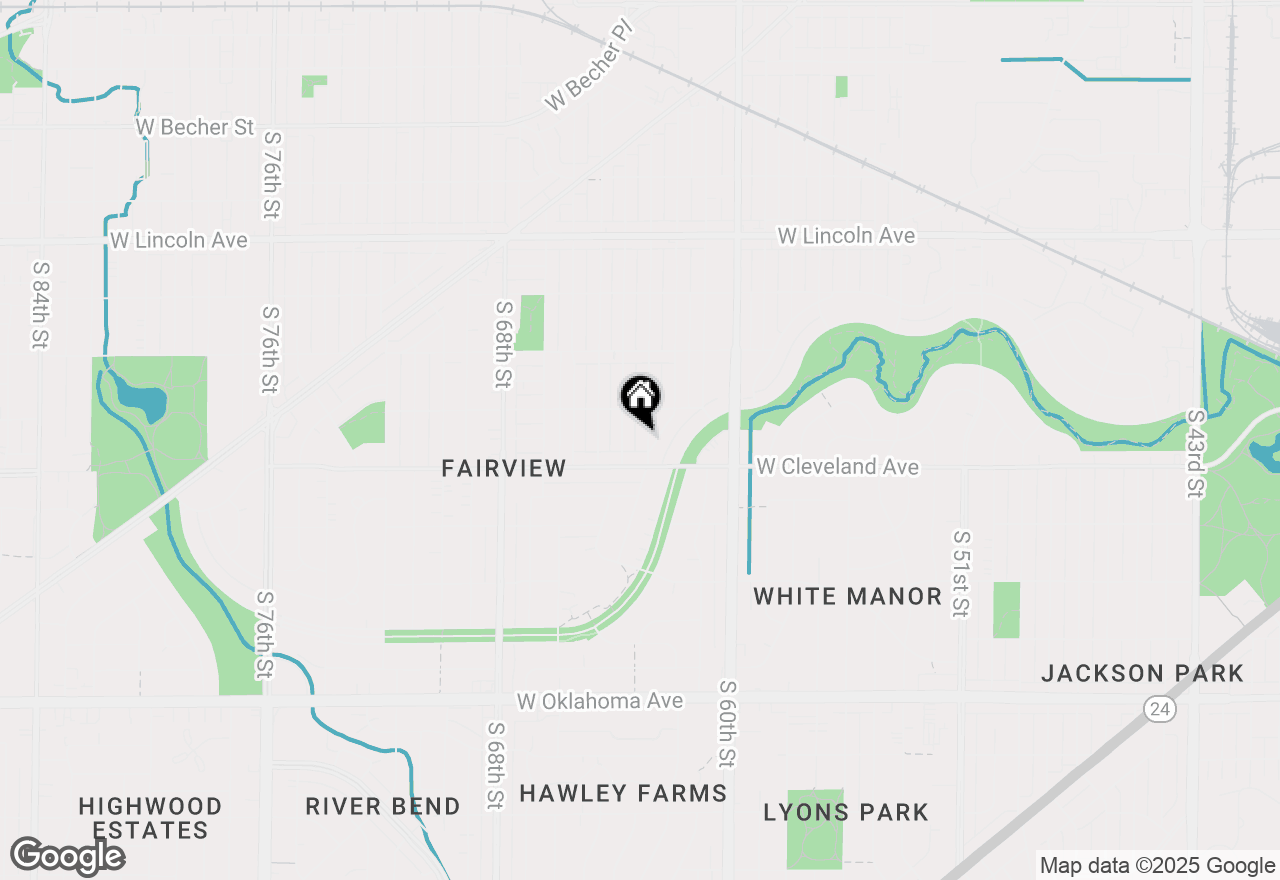 Map of 2643 S 63rd St, Milwaukee, WI 53219