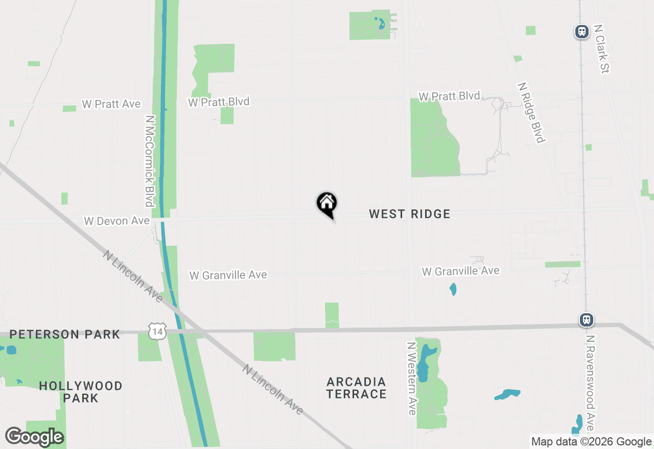 Map of (Address confidential), Chicago, Illinois 60659