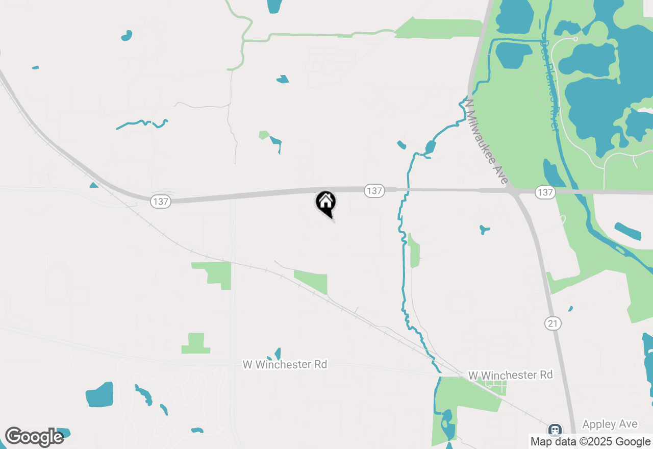 Map of 1217 Checkerberry Court, Libertyville, IL 60048