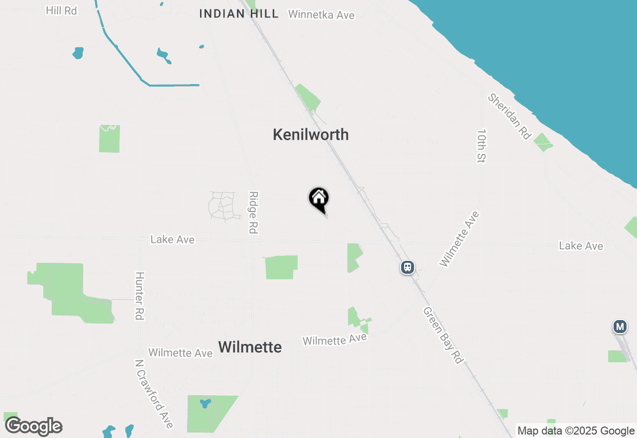 Map of 1606 Forest Avenue, Wilmette, IL 60091