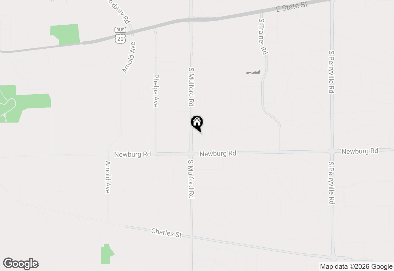 Map of 1432 Brady Lane, Rockford, IL 61108