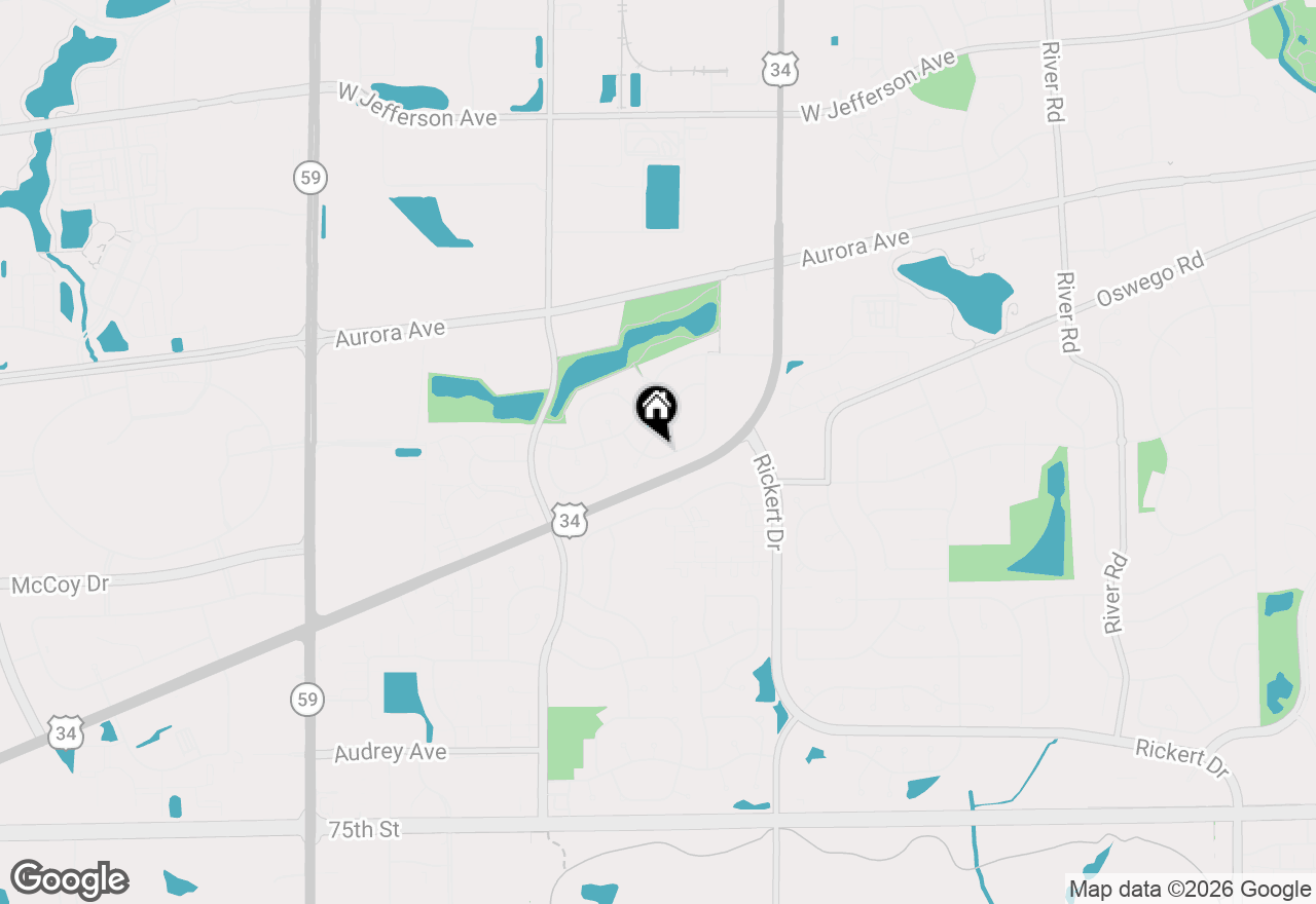 Map of 840 Violet Circle, Naperville, IL 60540