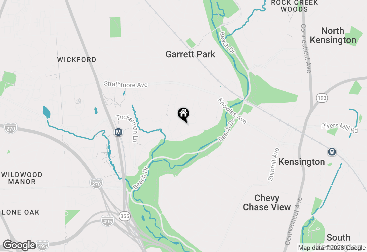 Map of 10607 Montrose Avenue #102, Bethesda, MD 20814
