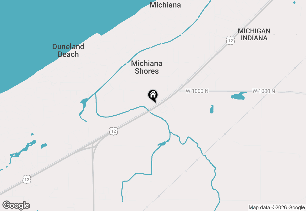 Map of 10310 Grand Beach Road, Michigan City, IN 46360