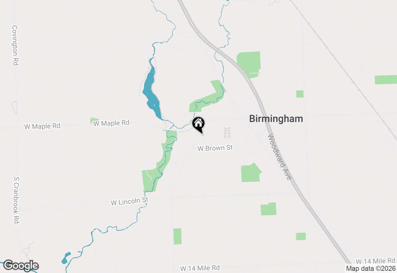 Map of 327 Southfield Rd Unit 1, Birmingham, MI 48009