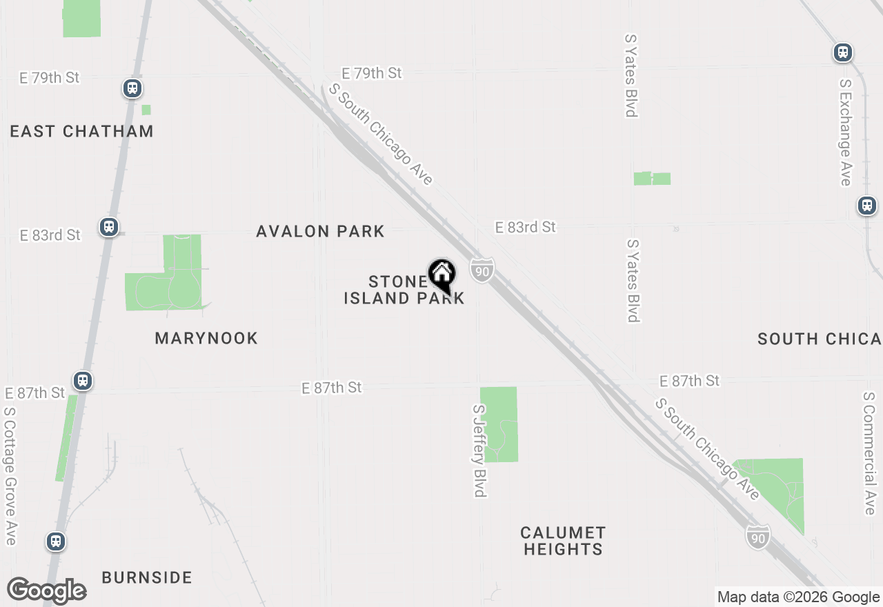 Map of 8457 S Bennett Avenue, Chicago, IL 60617