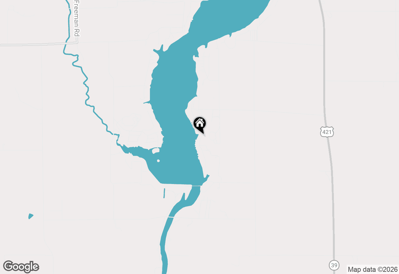 Map of 7740 N Sandy Beach Drive, Monticello, IN 47960