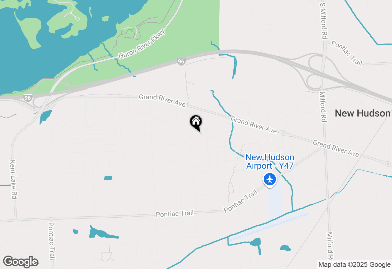 Map of 30248 Macintosh Lane, New Hudson, MI 48165