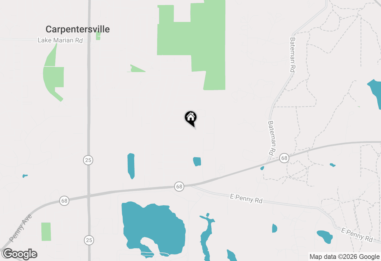 Map of 1732 Kingston Circle, Carpentersville, IL 60110