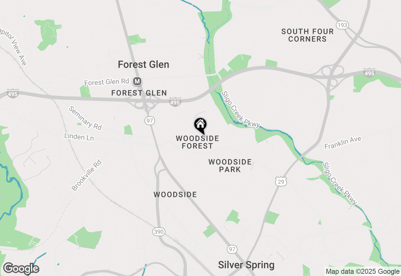 Map of 1514 Red Oak Drive, Silver Spring, MD 20910