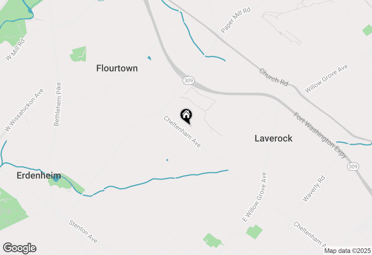 Map of 8803 Cheltenham Avenue, Glenside, PA 19038