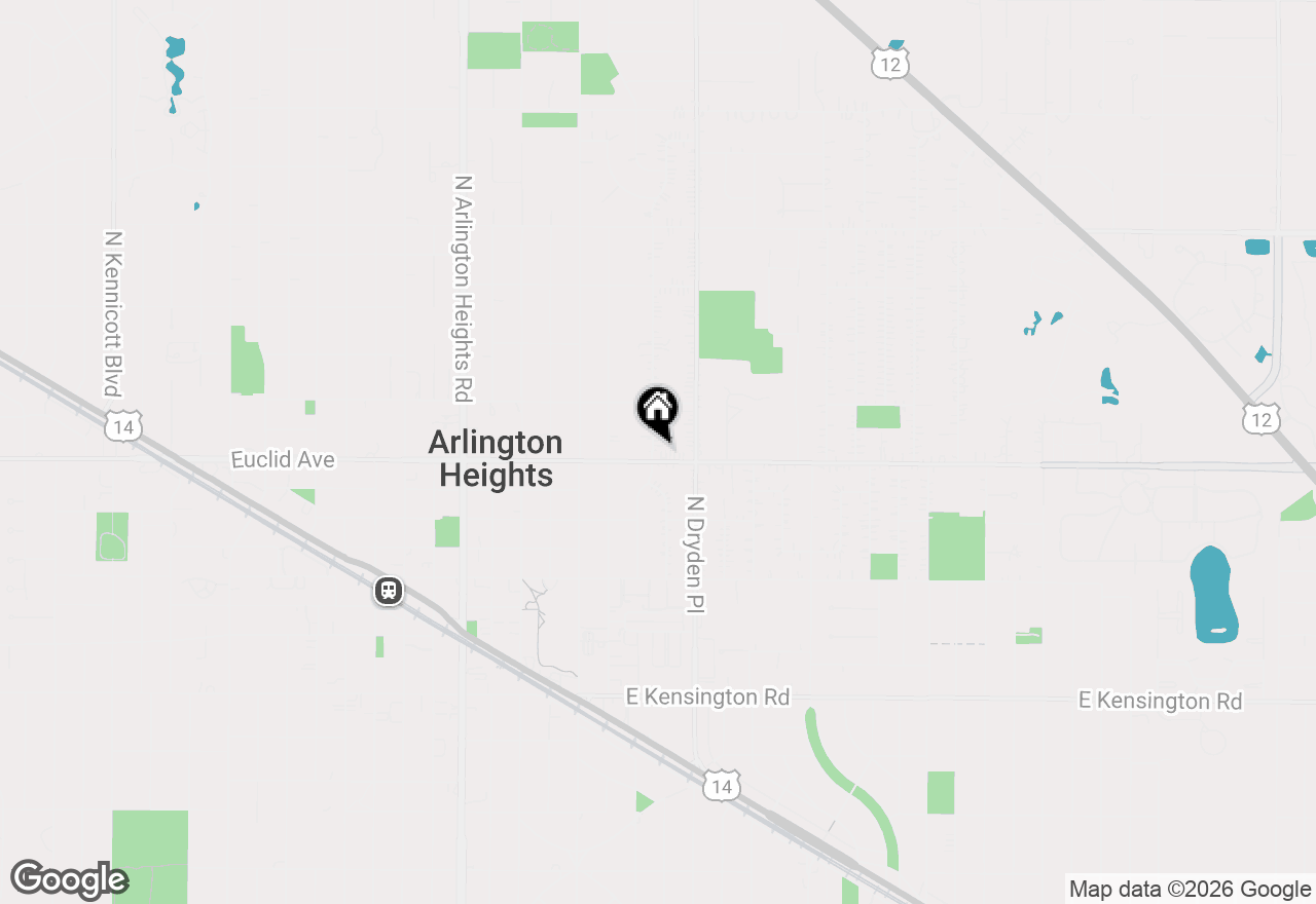 Map of (Address confidential), Arlington Heights, Illinois 60004
