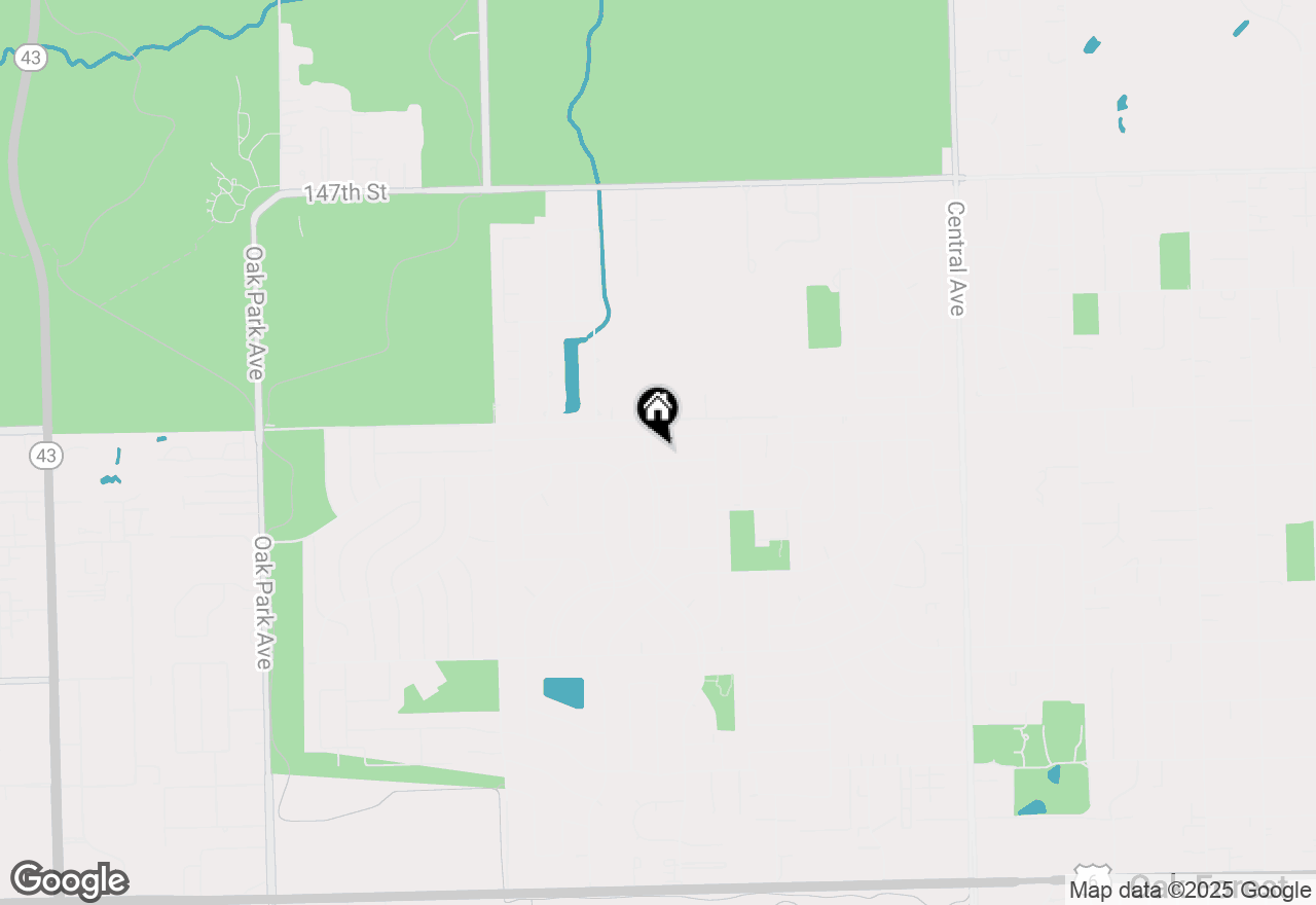 Map of 6066 Forestview Drive, Oak Forest, IL 60452