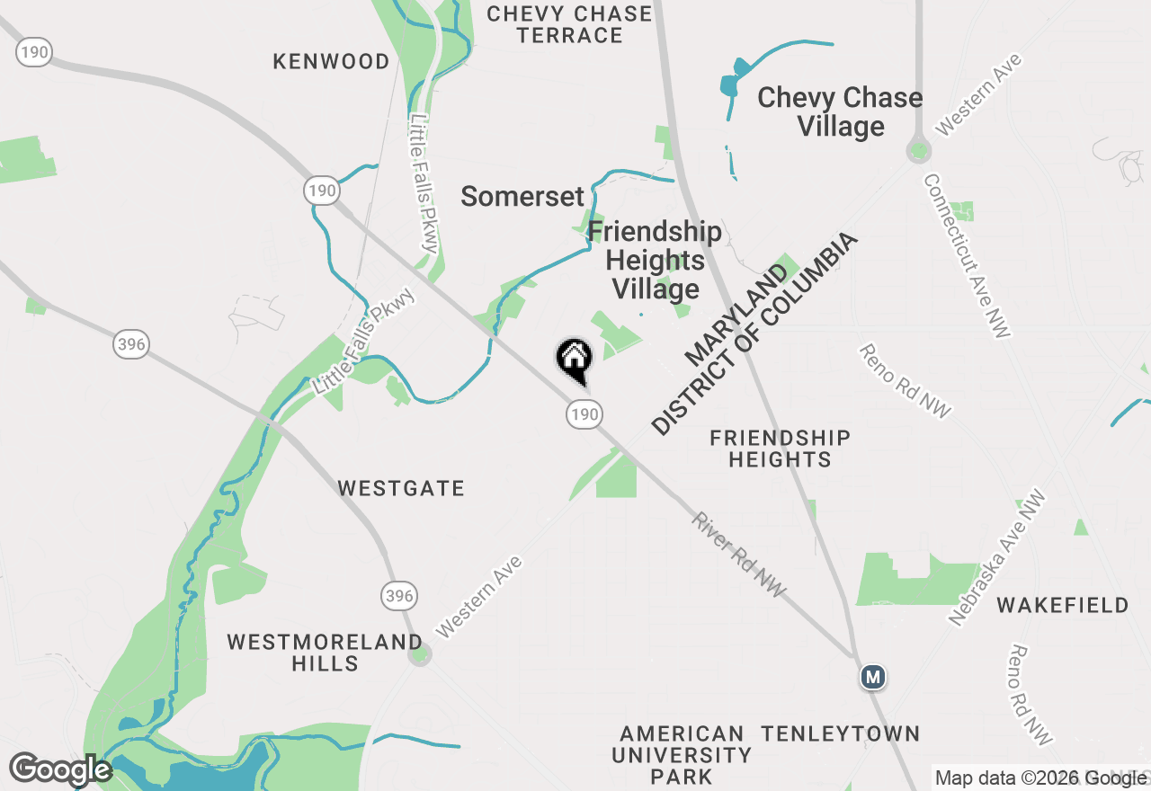 Map of 4709 River Road, Bethesda, MD 20816