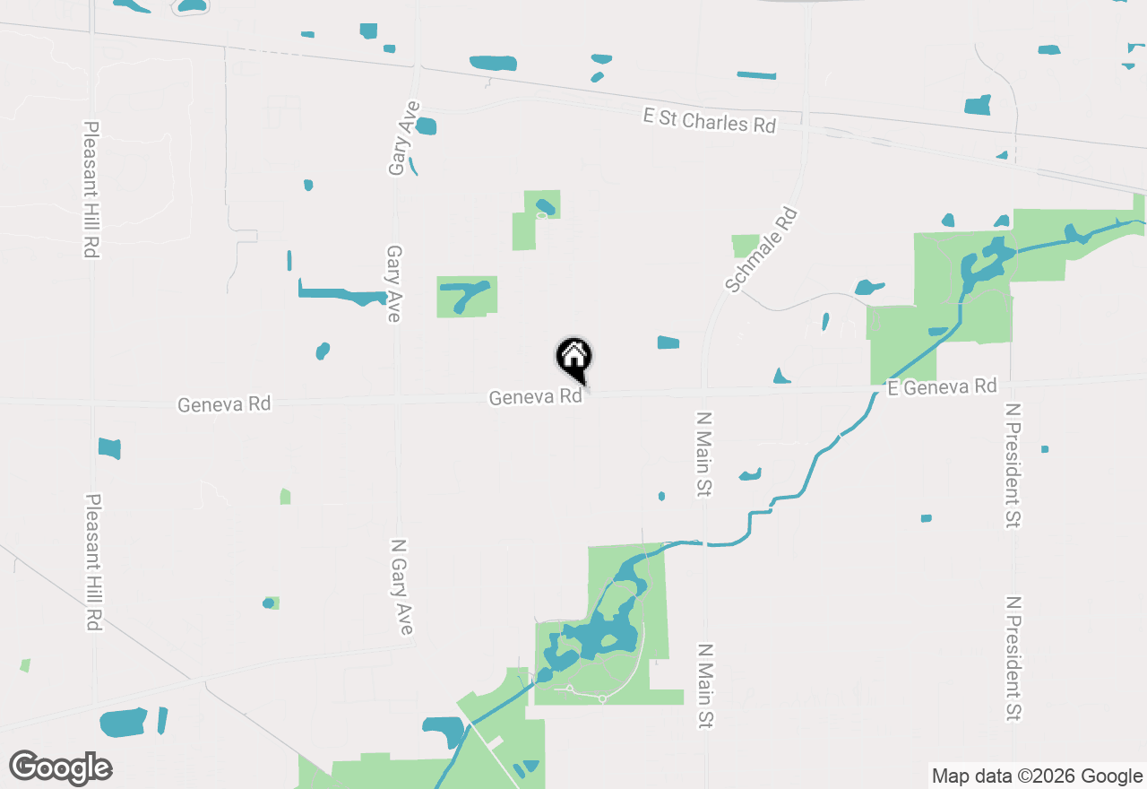Map of 0n720 Darling Street, Wheaton, IL 60187