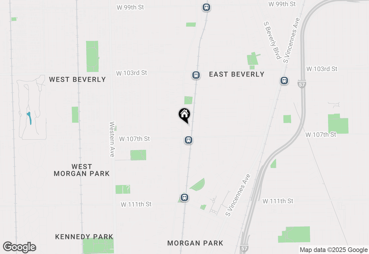 Map of 10619 S Longwood Drive, Chicago, IL 60643