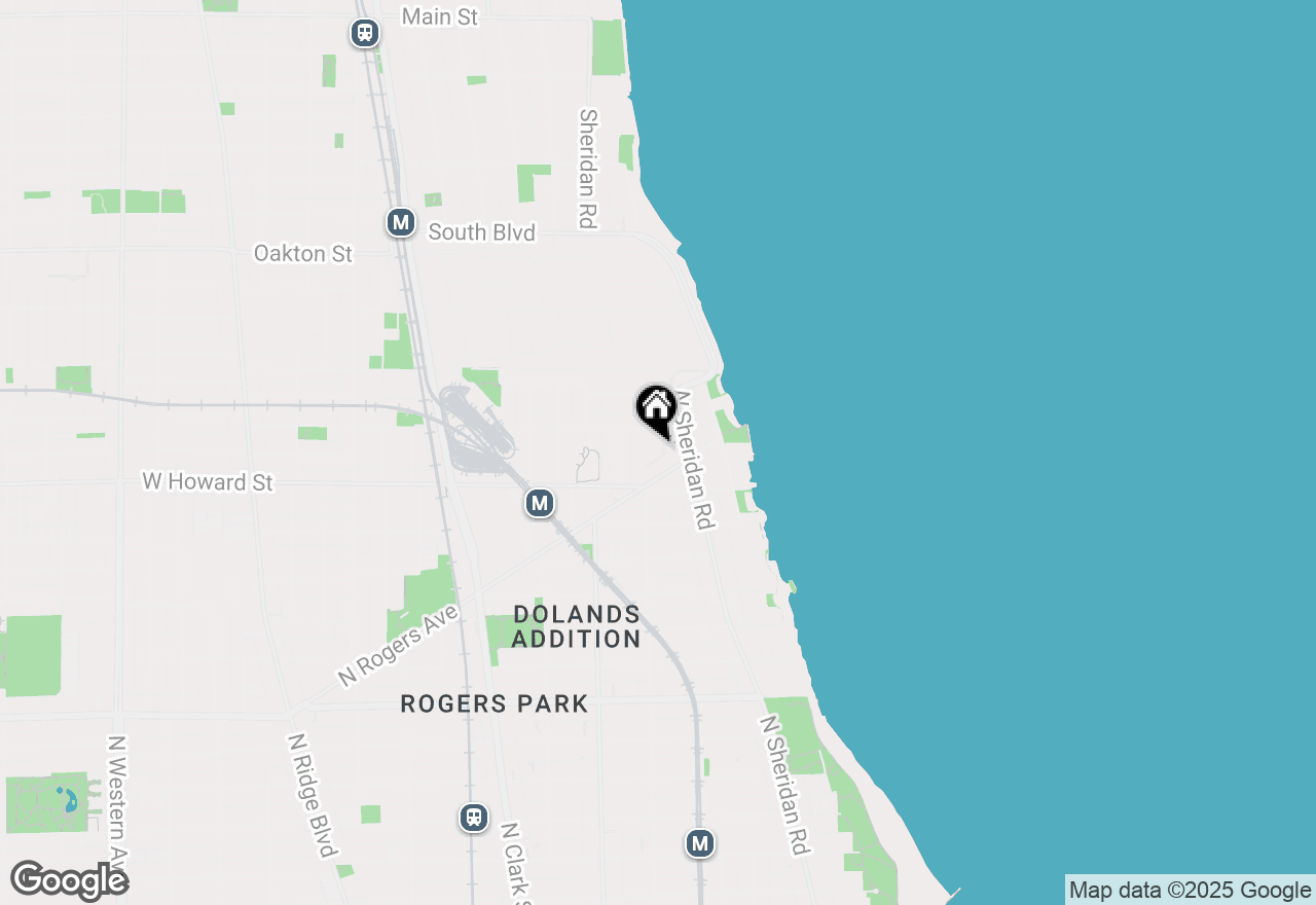 Map of 7637 N Greenview Avenue #2E, Chicago, IL 60626