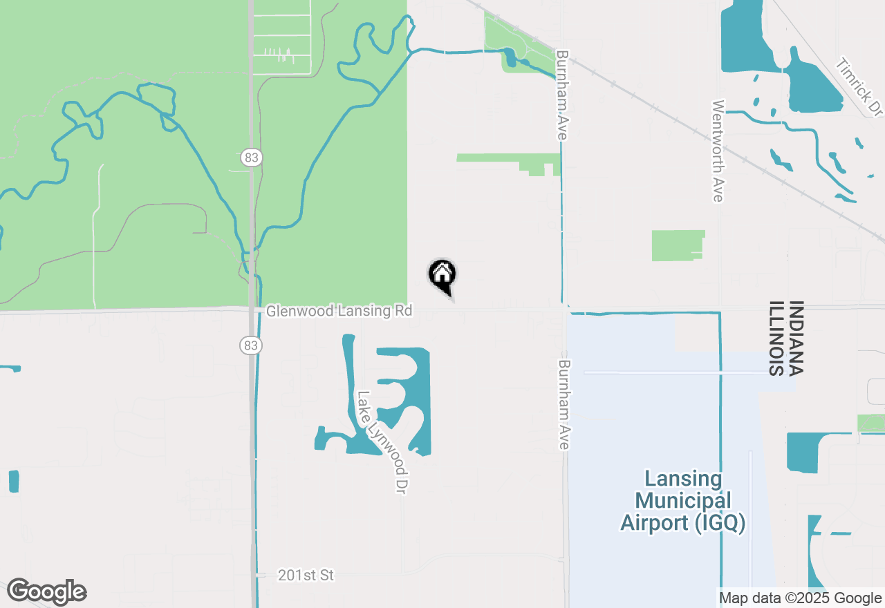 Map of 2847 194th Street, Lansing, IL 60438