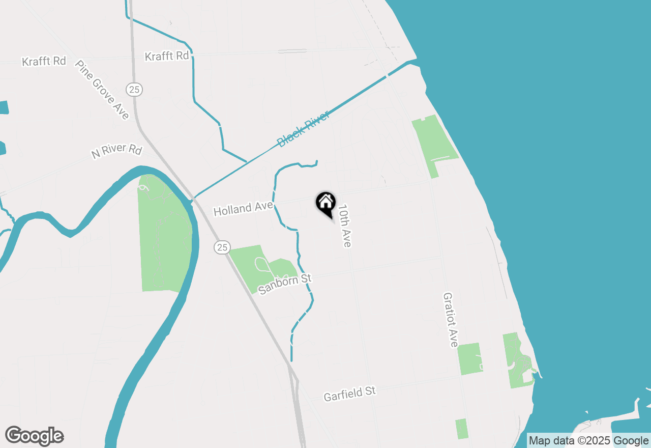 Map of 3505 Shenandoah Avenue, Port Huron, MI 48060