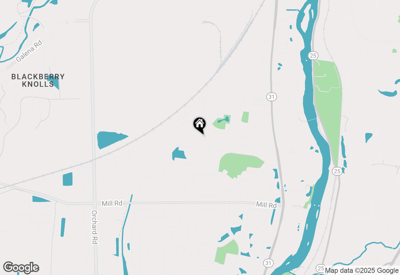 Map of 102 Mary Street, Oswego, IL 60543