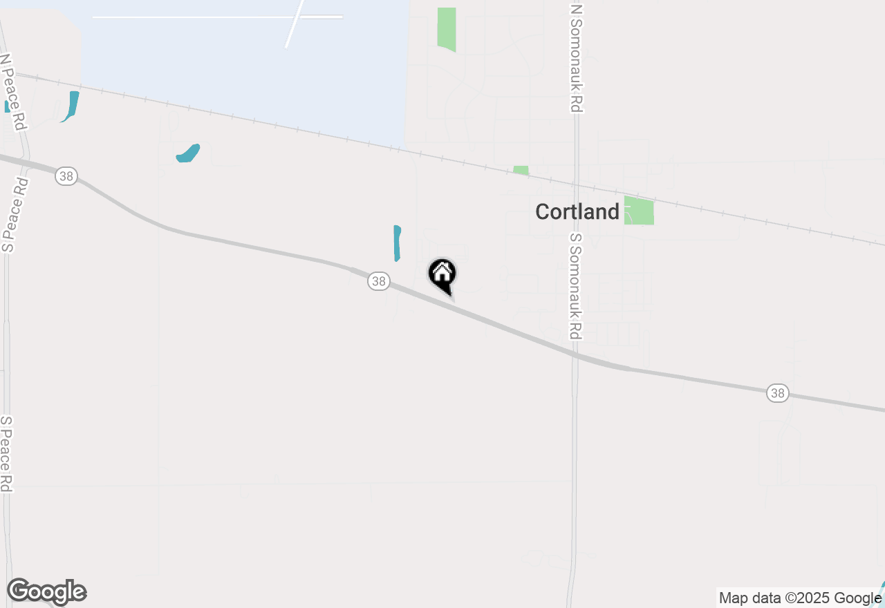 Map of 255 W Lincoln Highway, Cortland, IL 60112