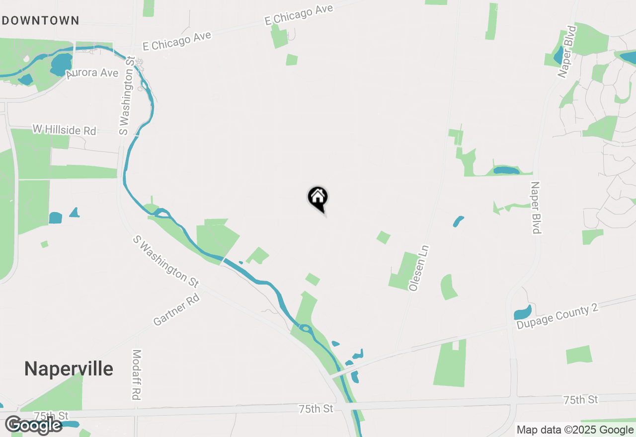 Map of 798 E Gartner Road, Naperville, IL 60540