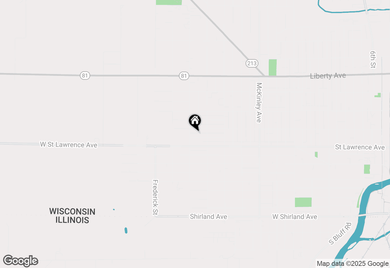 Map of 2043 Fairfax Avenue, Beloit, WI 53511