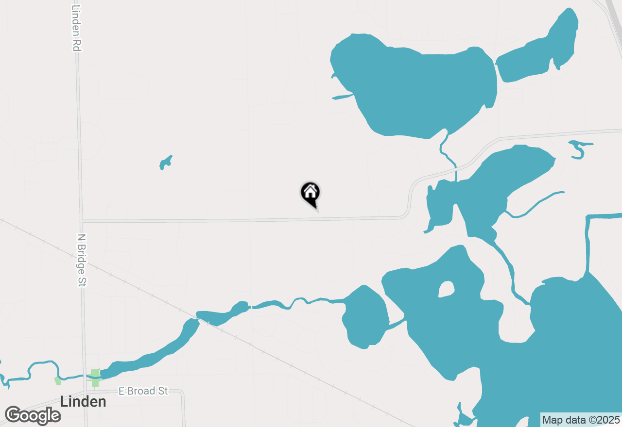 Map of 4436 E Rolston Road, Linden, MI 48451