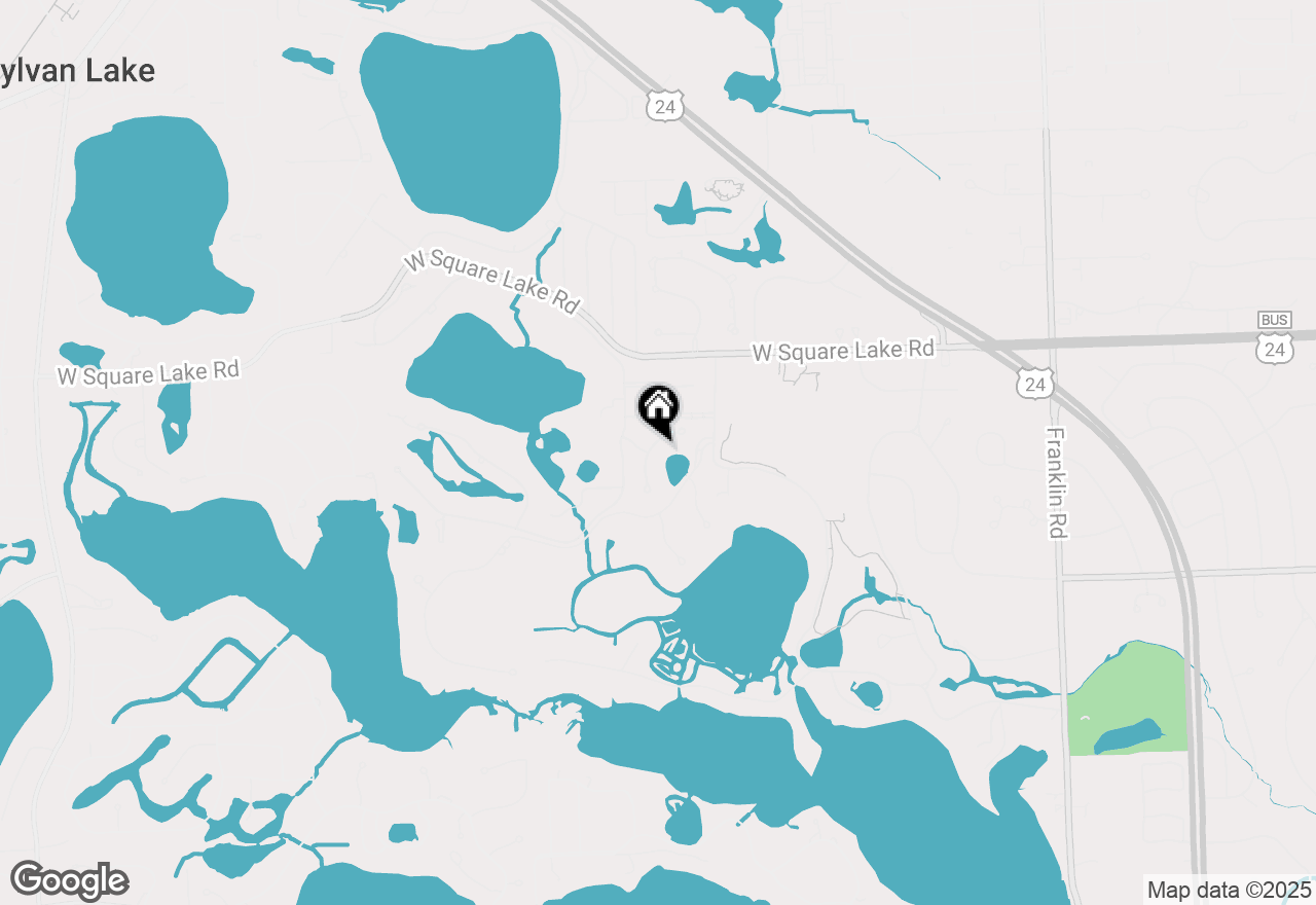 Map of 2937 Turtle Pond Court, Bloomfield Hills, MI 48302
