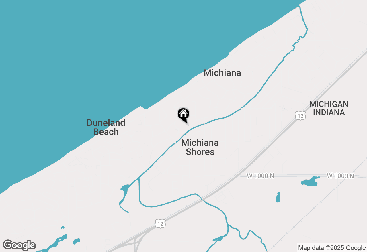 Map of 21 Powhatan Trail, Michiana Shores, IN 46360