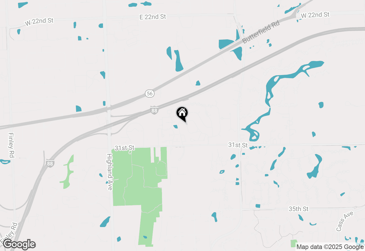 Map of 19W147 Avenue Royal, Oak Brook, IL 60523