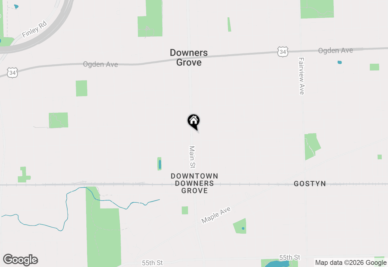 Map of 4725 Main Street, Downers Grove, IL 60515