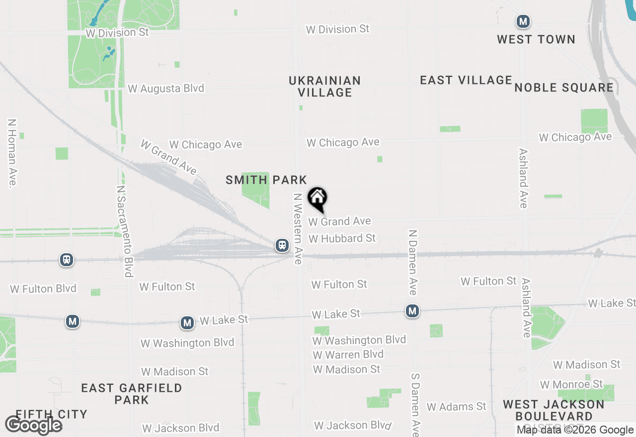 Map of 2318 W Grand Avenue, Chicago, IL 60612
