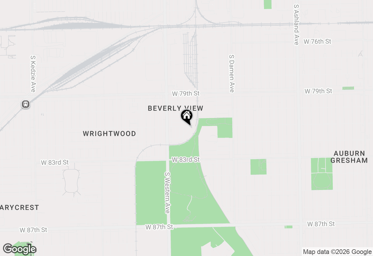 Map of 2206 W 81st Place, Chicago, IL 60620